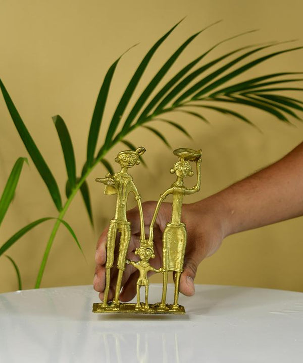 Dokra Family T1: Handcrafted Brass Tabletop Decor Masterpiece — image 6