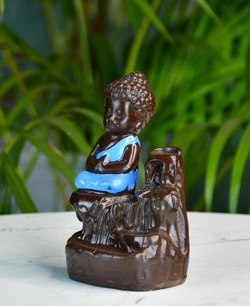 Sowpeace Blue Buddha Smoke Decor — alternate view