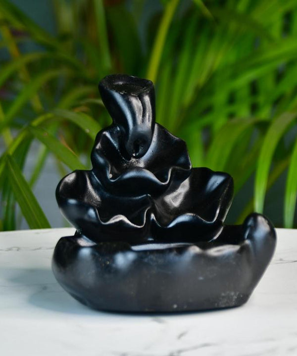 Choti Resin Smoke Fountain by Sowpeace - Handcrafted Antique Home Decor Piece — main view