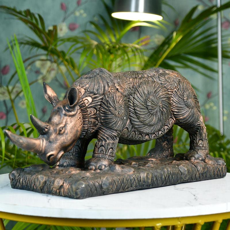 Sowpeace Resin Rhino Decor – view 6