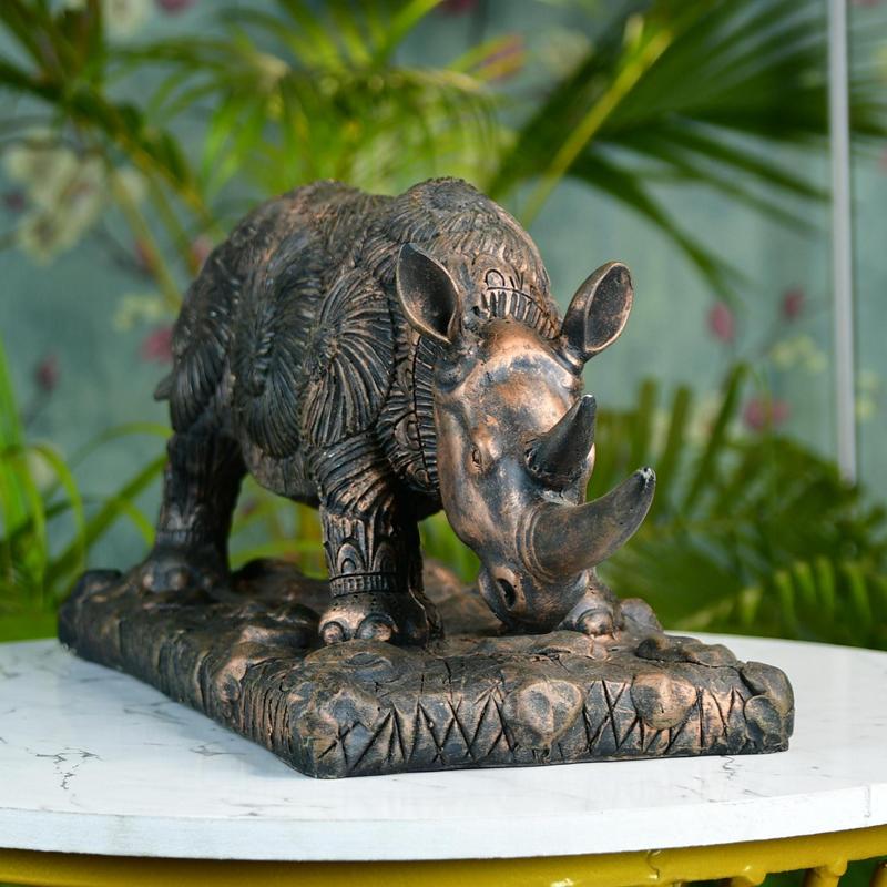 Sowpeace Resin Rhino Decor – view 5