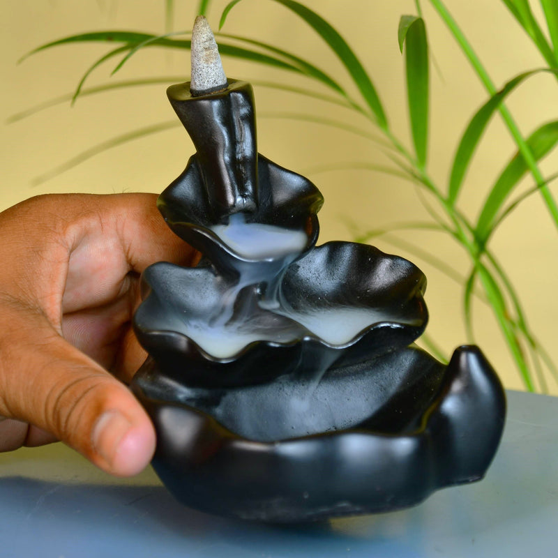 Choti Resin Smoke Fountain by Sowpeace - Handcrafted Antique Home Decor Piece – view 6