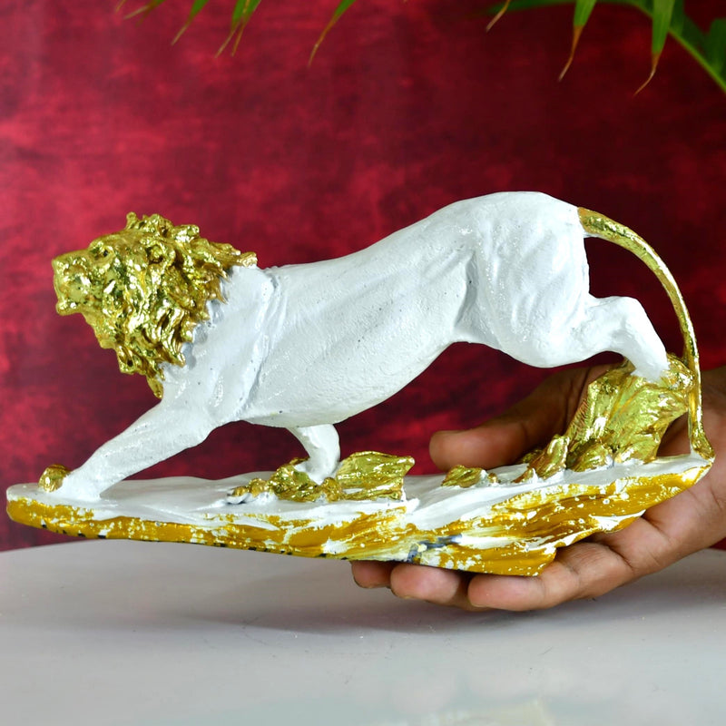Sowpeace Resin Leaping Lion – view 6