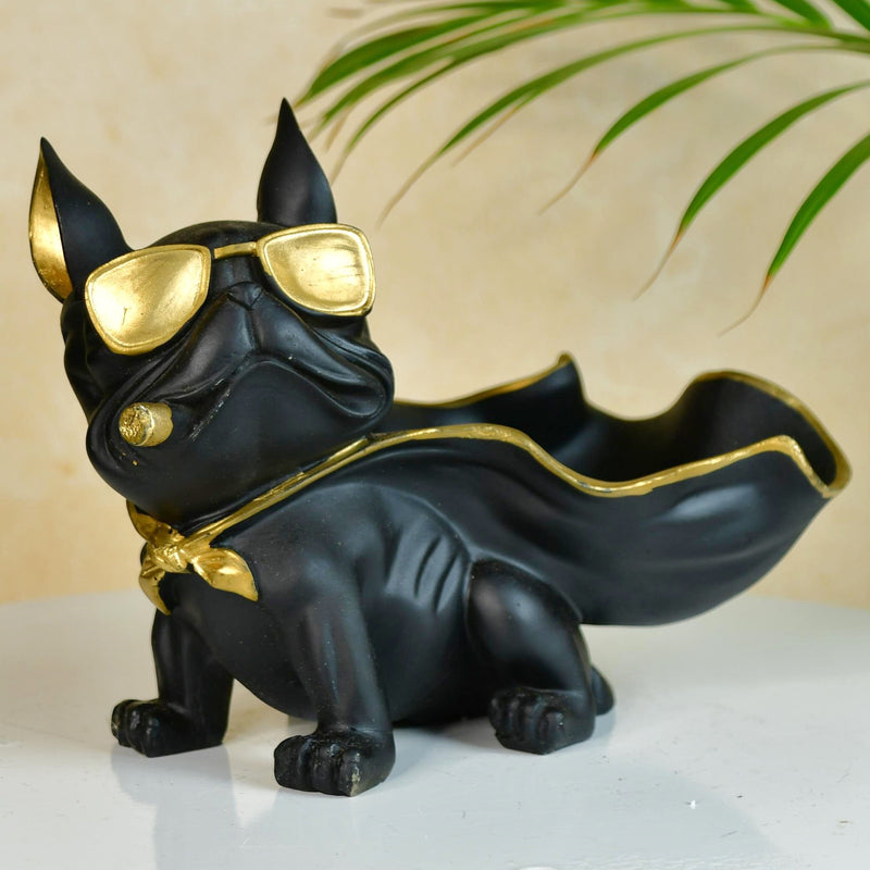 Sowpeace Resin Caped Dog Showpiece – view 2