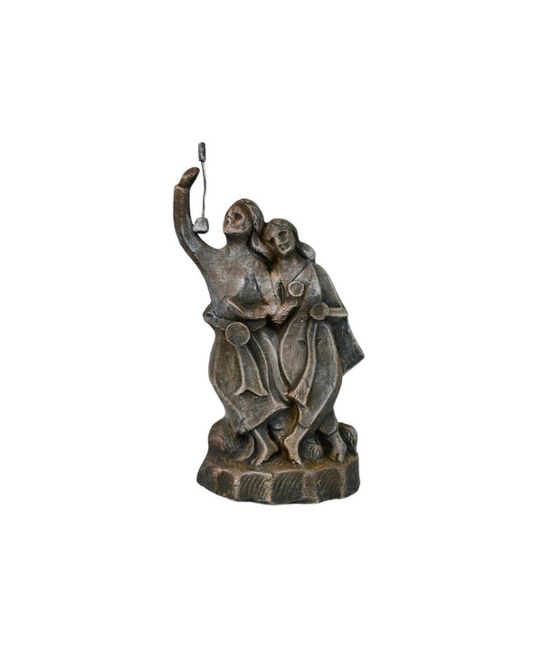 Abstract Baul: Terracotta Tabletop Elegance Decor Piece — image 7