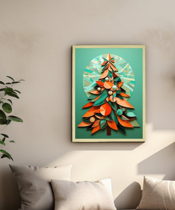 Dazzle Your Holiday: Premium Sowpeace Xmas Canvas Prints – Handcrafted Indian-Inspired Art for Elegant Festive Decor — image 4