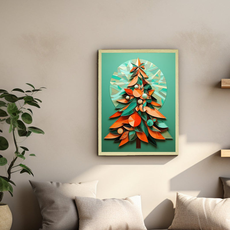 Dazzle Your Holiday: Premium Sowpeace Xmas Canvas Prints – Handcrafted Indian-Inspired Art for Elegant Festive Decor – view 4