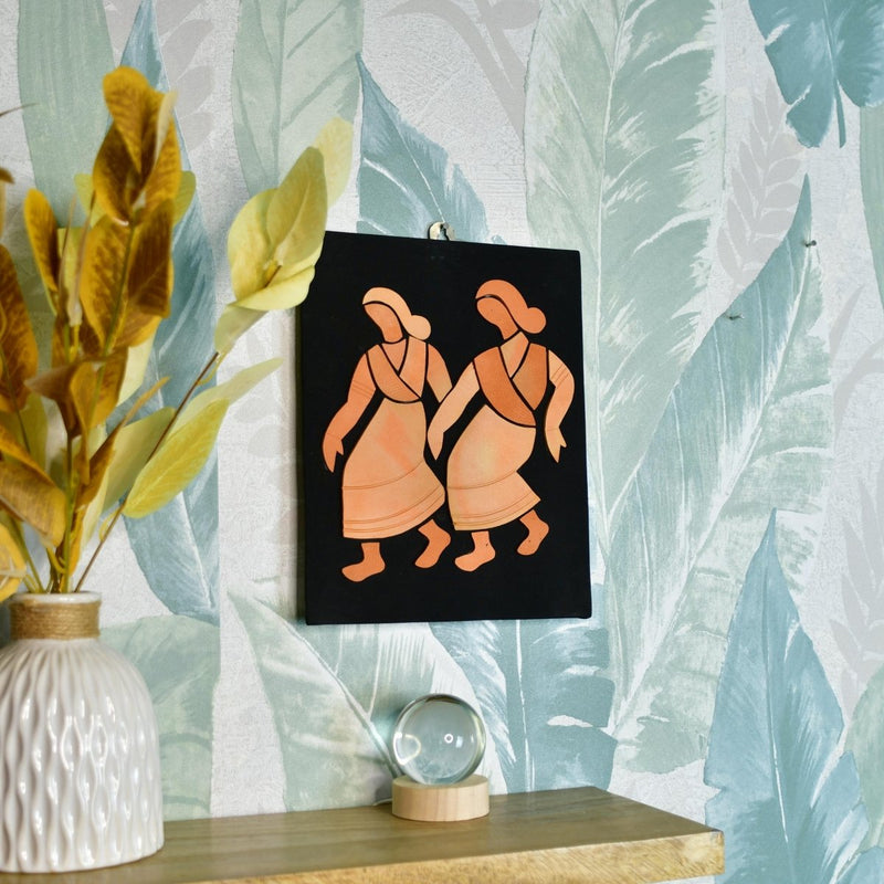 Artisan Terracotta Tribal Dance: Unique Home Decor – view 5