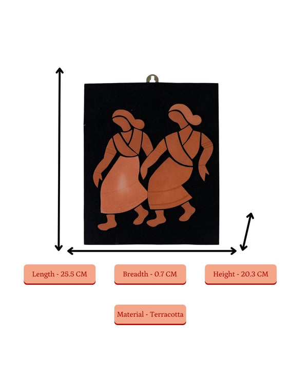 Artisan Terracotta Tribal Dance: Unique Home Decor — image 4