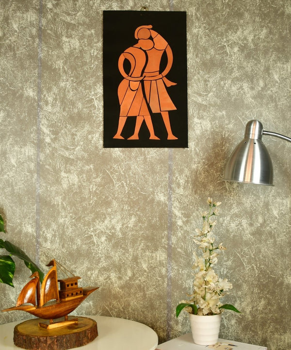 Artisan Terracotta Tribal Family Wall Art: Home Decor — image 2
