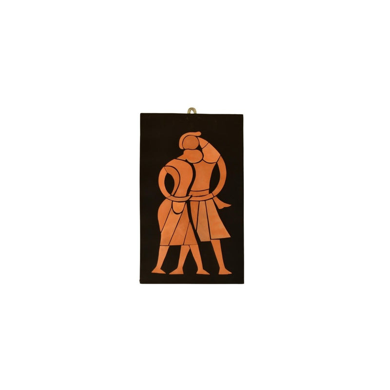 Artisan Terracotta Tribal Family Wall Art: Home Decor – view 7