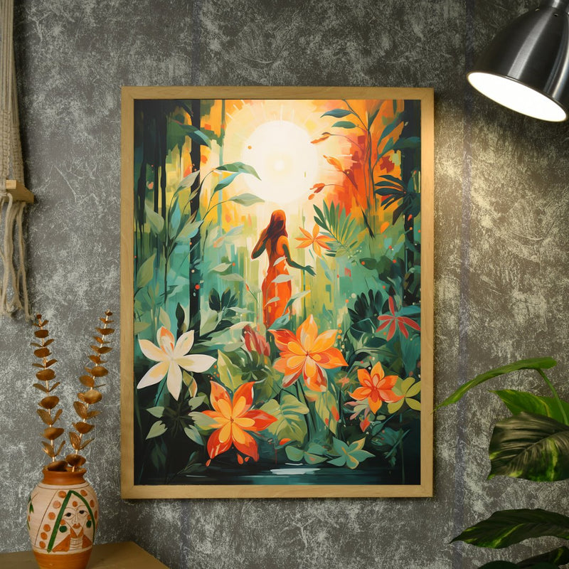 Sowpeace Serenity: Handcrafted Nature's Rejuvenating Embrace – Premium Canvas Print for Elegant and Peaceful Home Decor – view 4