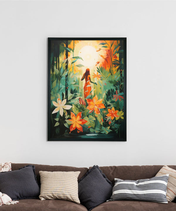 Sowpeace Serenity: Handcrafted Nature's Rejuvenating Embrace – Premium Canvas Print for Elegant and Peaceful Home Decor — image 2