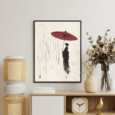 Chitran Under the Red Umbrella