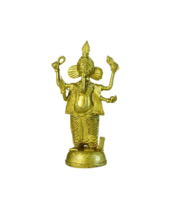 Dokra Ganesh: Brass Tabletop Masterpiece for Unique Home Decor — image 7