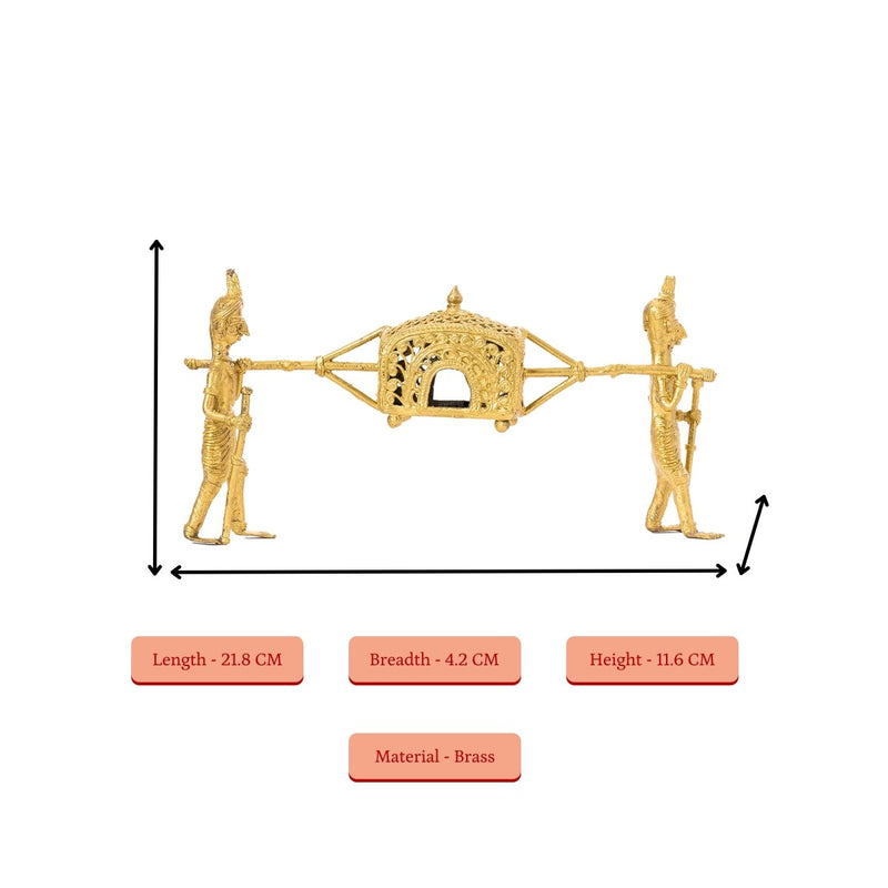 Dokra Palki: Brass Tabletop Elegance Decor – view 4