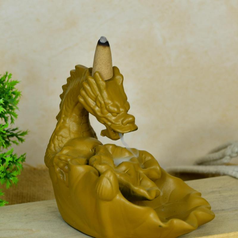 Dragon Smoke Fountain by Sowpeace - Beautiful Resin Showpiece for Home Decor - Decor - Sowpeace - 