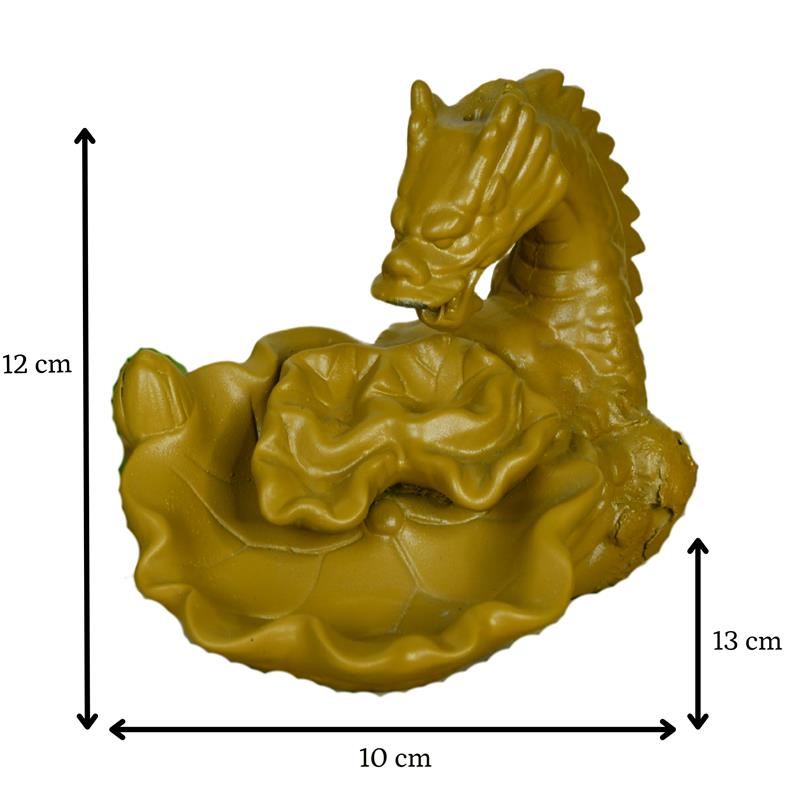 Dragon Smoke Fountain by Sowpeace - Beautiful Resin Showpiece for Home Decor – view 6