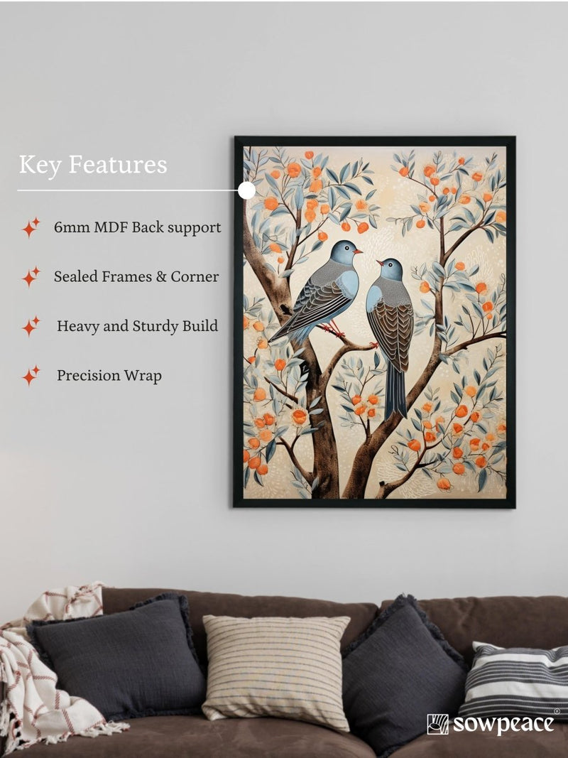 Find Your Freedom: Sowpeace Handcrafted Abstract Canvas – Premium Indian-Inspired Art for Modern Home Decor – view 6