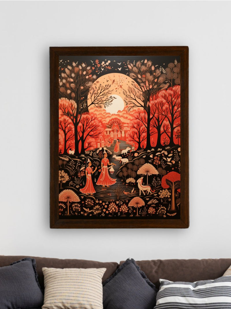 Find Your Rural Harmony: Sowpeace Handcrafted Canvas Prints – Premium Indian-Inspired Art for Elegant Home Decor – view 3