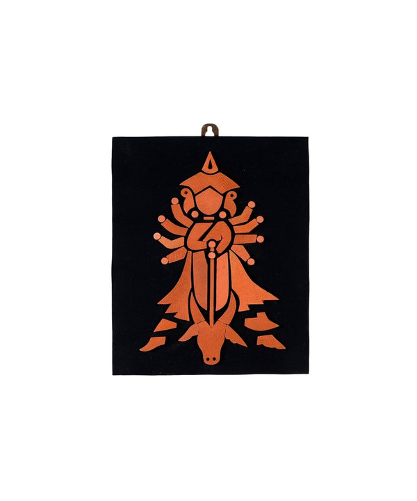 Handcrafted Terracotta Durga Wall Art: Home Decor — image 7