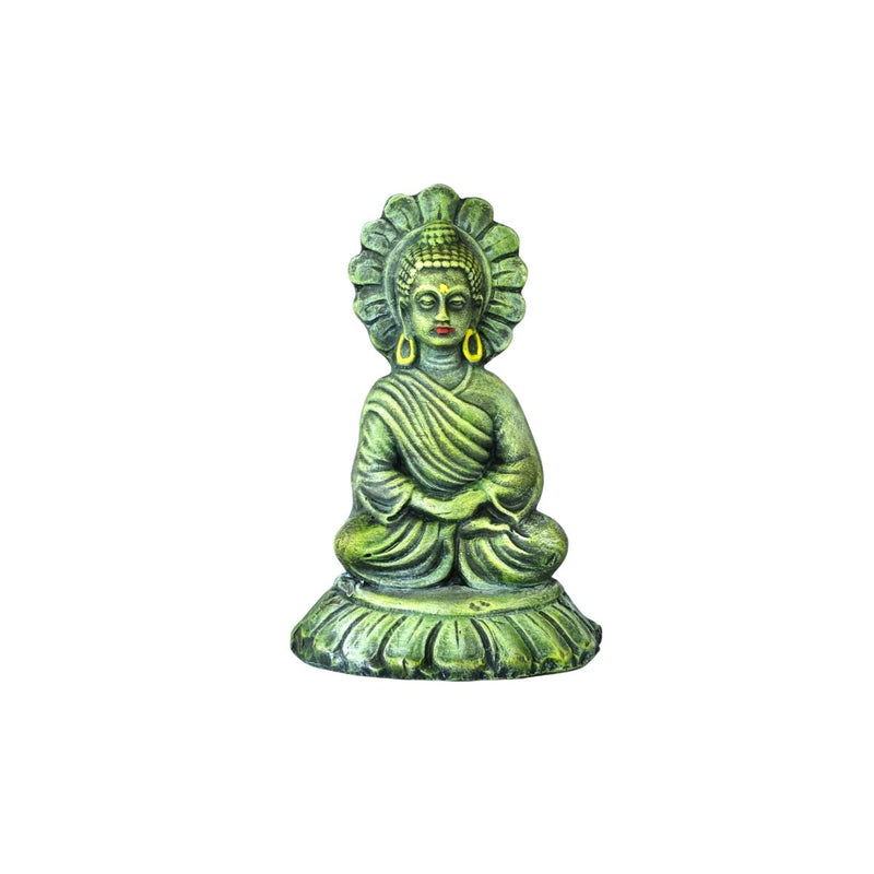 Handcrafted Terracotta Sitting Buddha: Artisan Home Decor by Sowpeace – view 7