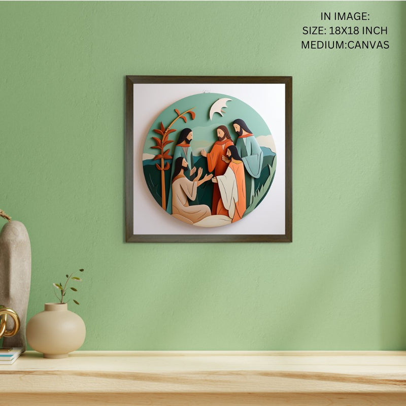 Sowpeace: Where Faith Meets Form – Premium Handcrafted Canvas Art for Elegant and Spiritual Home Interiors – view 5