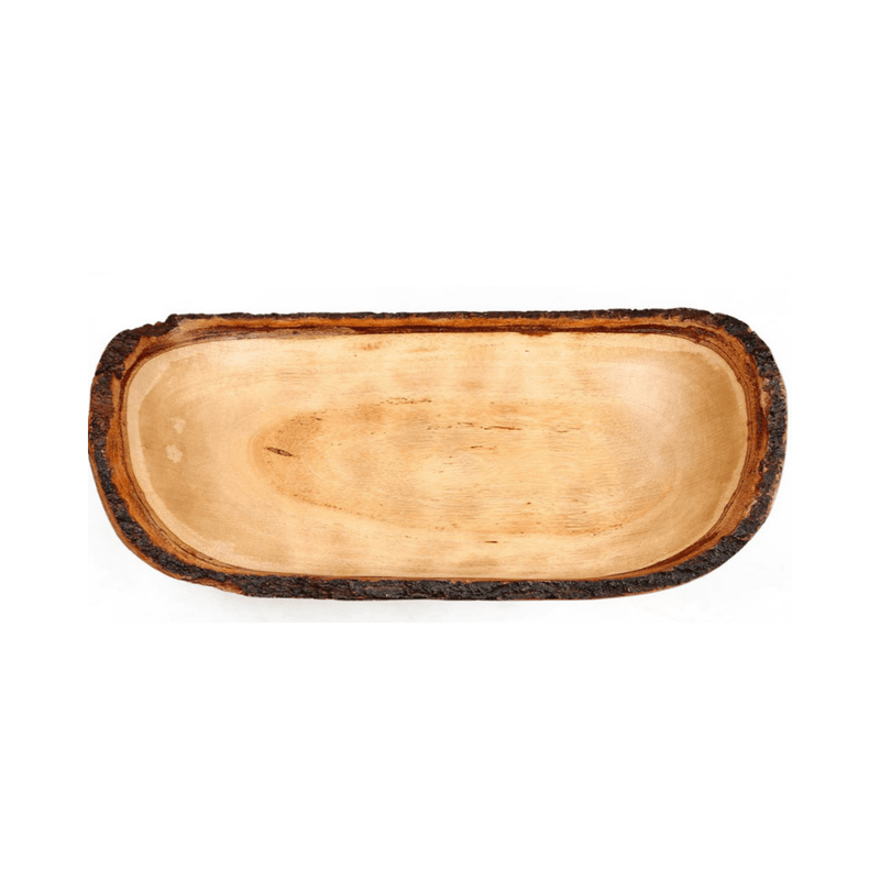 Sowpeace 12-Inch Acacia Wood Oval Decor Bowl – view 6