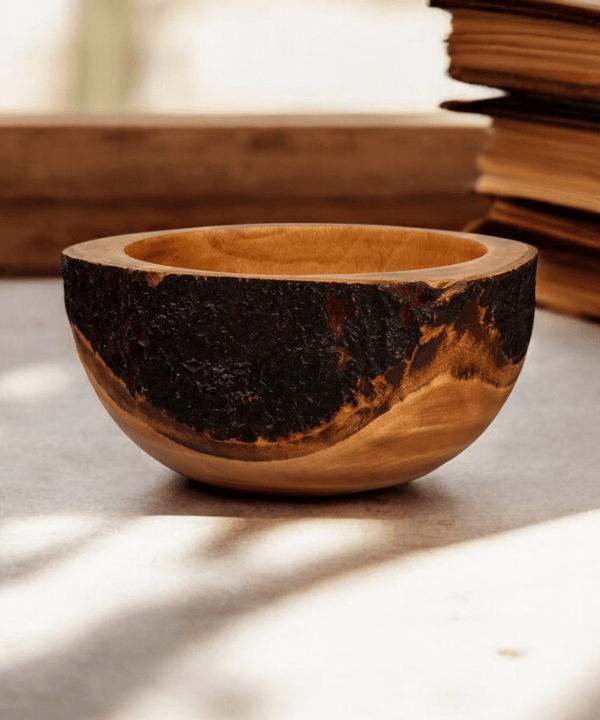 Sowpeace 12-Inch Premium Round Acacia Wood Bowl — main view