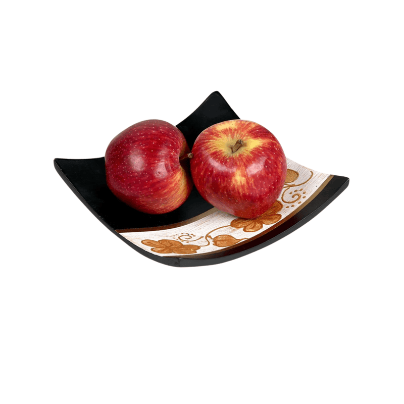 Sowpeace 8-Inch Elegant Black Acacia Wood Square Tray – view 6