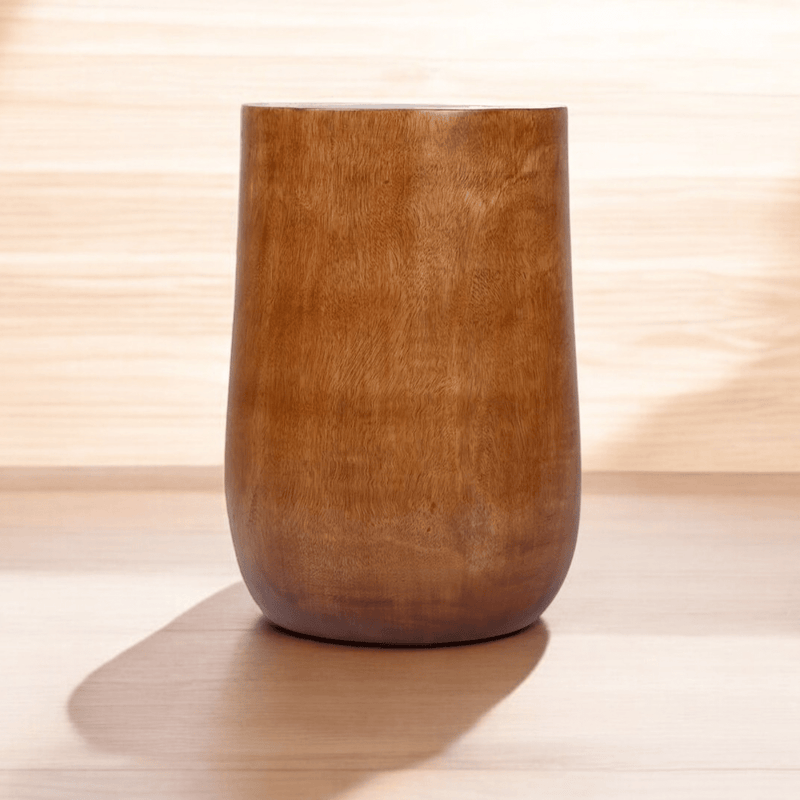 Sowpeace Acacia Wood Artisan Sitting Stool – view 3