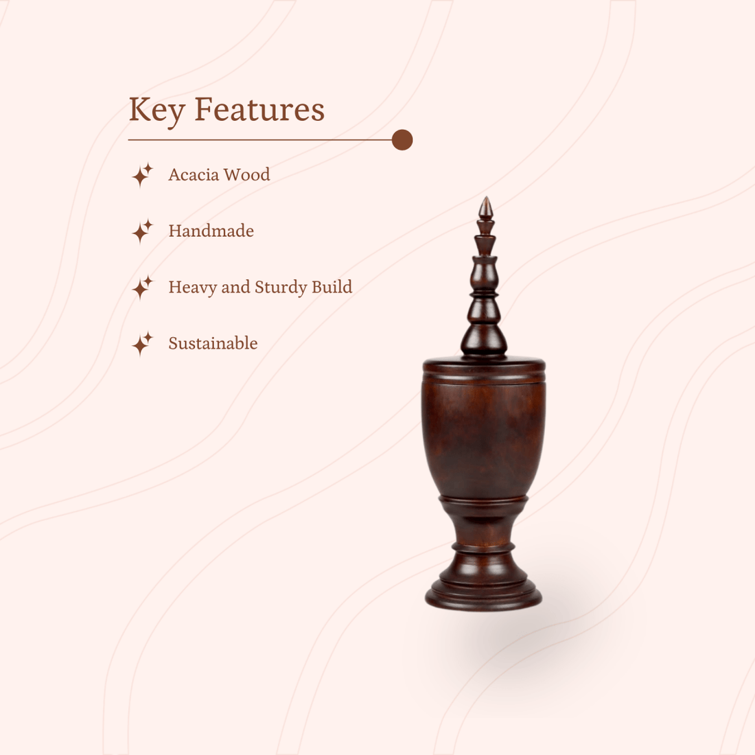 Sowpeace Acacia Wood Heritage Decor - Sowpeace - 