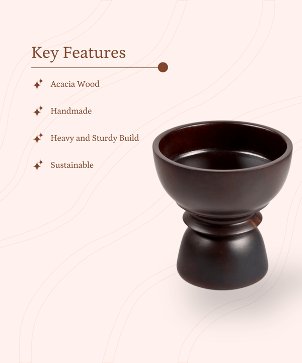 Sowpeace Acacia Wood Multipurpose Decor Bowl — image 2