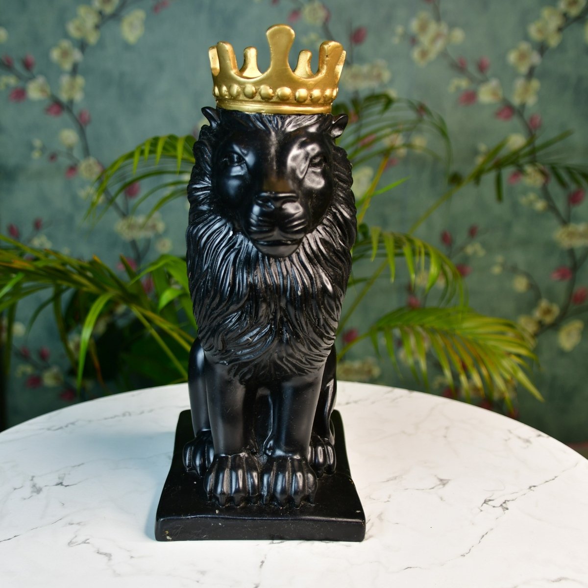 Sowpeace Black Lion Showpiece - Decor - Sowpeace - 