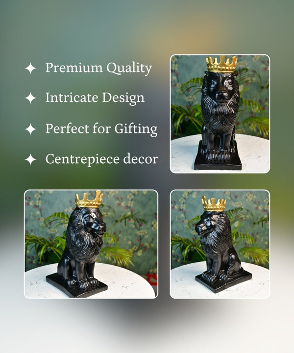 Sowpeace Black Lion Showpiece — image 3