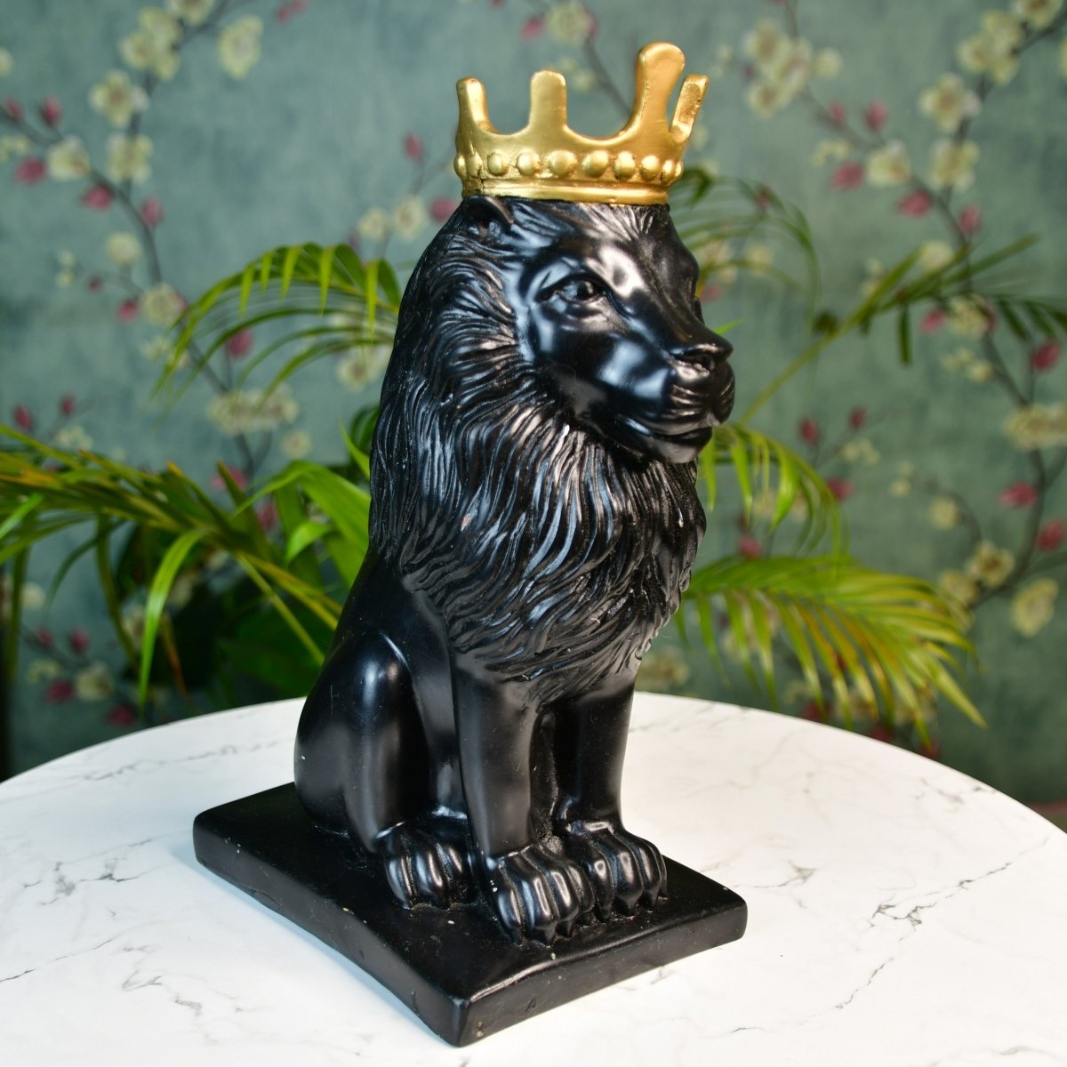 Sowpeace Black Lion Showpiece - Decor - Sowpeace - 
