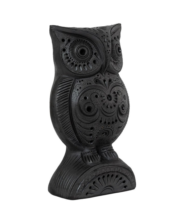 Sowpeace Black Terracotta Artisanal Owl: Tabletop Decor — image 5