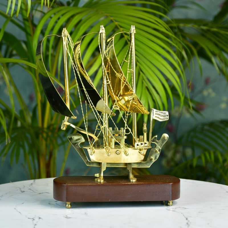 Sowpeace Brass Ship Decor – view 1