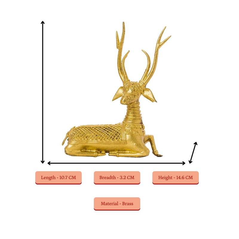 Sowpeace Dhokra Deer Sitting – view 5