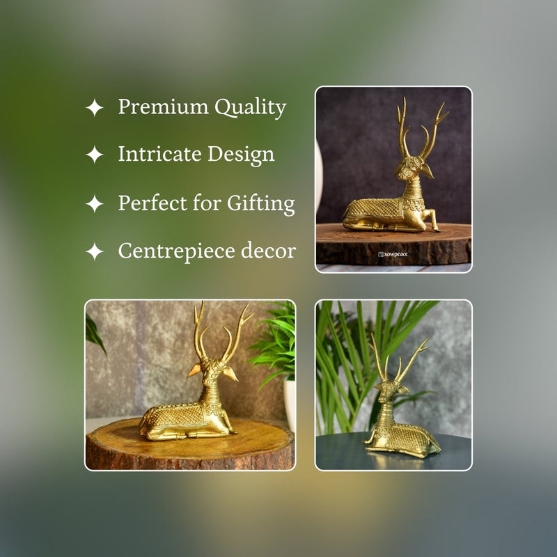 Sowpeace Dhokra Deer Sitting – view 3