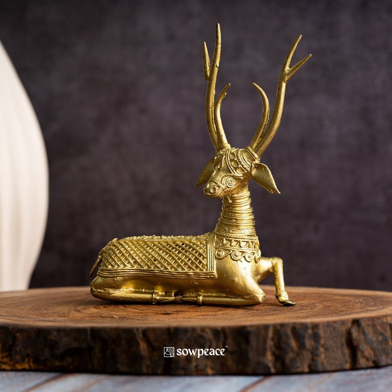 Sowpeace Dhokra Deer Sitting – view 4