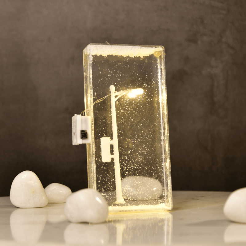 Sowpeace DIY Street Lamp Showcase Snowy Glow | Creative Winter Night Light for Home Décor & Gifting – view 1