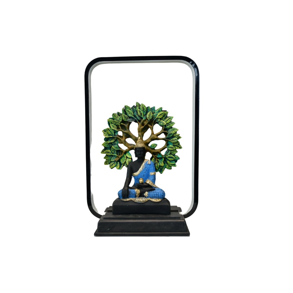 Sowpeace Enlightened Bodhi Glow Figurine | Elegant White Resin Spiritual Sculpture for Peaceful Home Décor & Gifting - Sowpeace - 