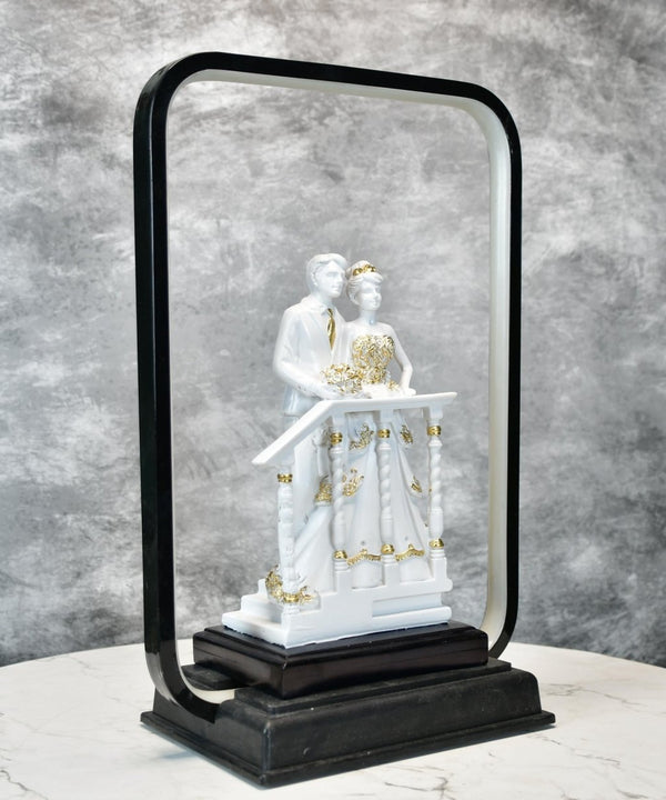 Sowpeace Eternal Bond Radiance Figurine | Elegant White Resin Decorative Sculpture for Home Décor & Gifting — image 6