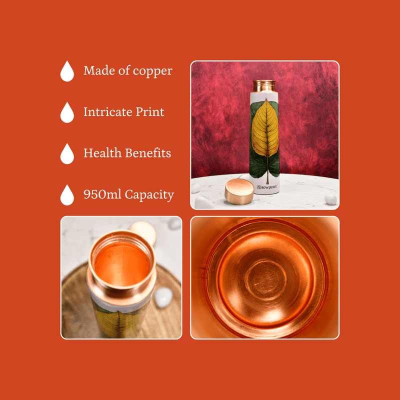 Sowpeace Ethereal Leaf Copper Bottle – view 6