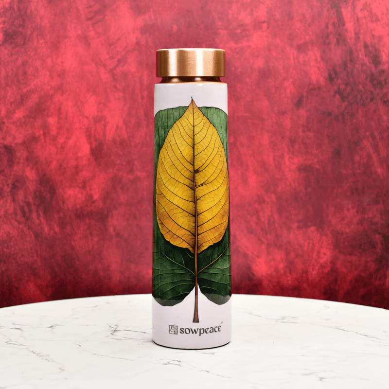 Sowpeace Ethereal Leaf Copper Bottle – view 1