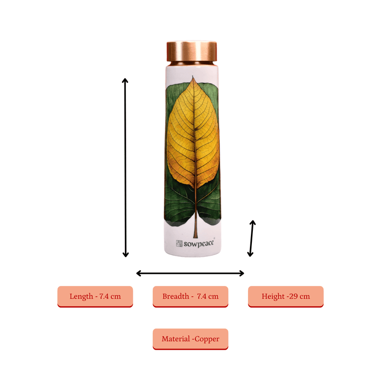 Sowpeace Ethereal Leaf Copper Bottle – view 8