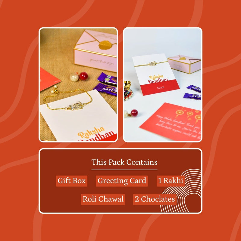 Sowpeace Exquisite BHAI Rakhi Pack of 1 with Roli Chawal and Greeting card combo for Raksha Bandhan and Gifting – view 8