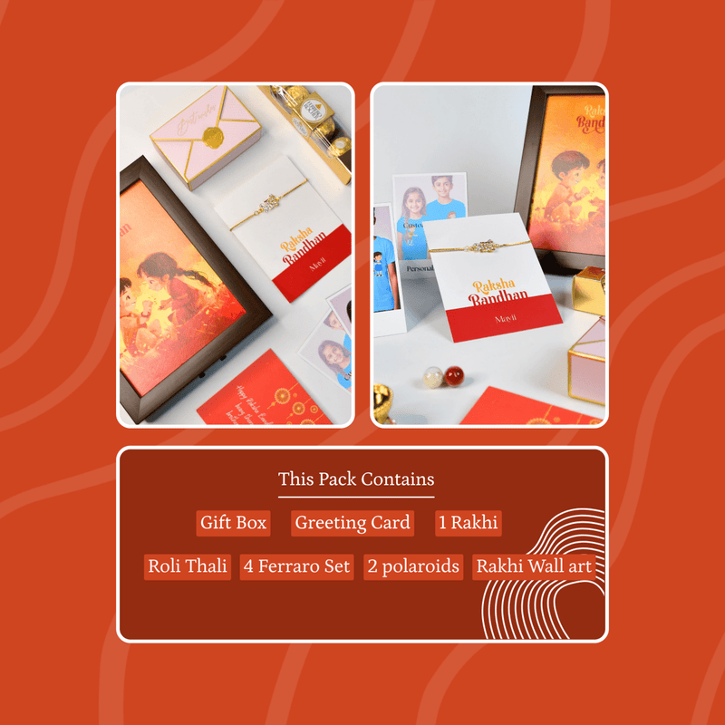 Sowpeace Exquisite BHAI Rakhi Pack of 1 with Roli Chawal and Greeting card combo for Raksha Bandhan and Gifting – view 13