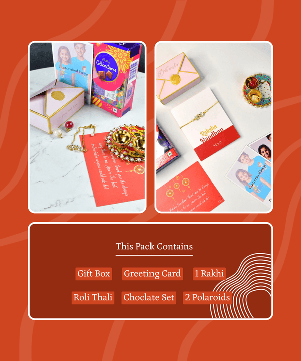 Sowpeace Exquisite BRO Rakhi Pack of 1 with Roli Chawal and Greeting card combo for Raksha Bandhan and Gifting — image 11
